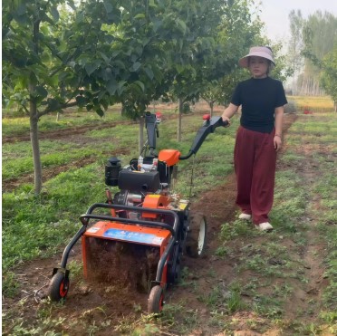 máy băm cỏ 4 chức năng lắp phụ kiện xạc cỏ