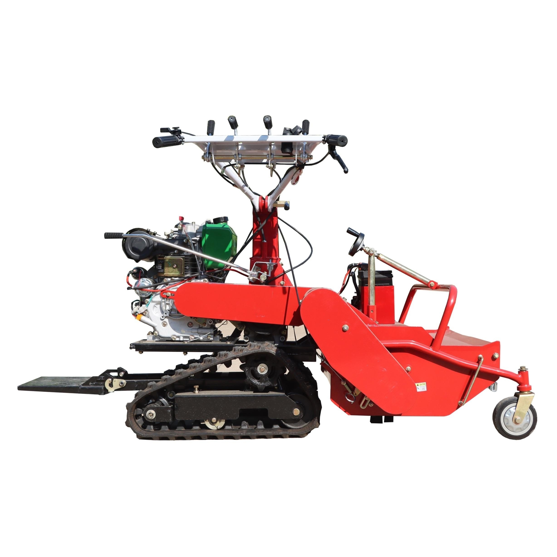 Máy băm cỏ ngồi lái chạy dầu có đề, trục băm 85cm 15HP cho trang trại, vườn rộng