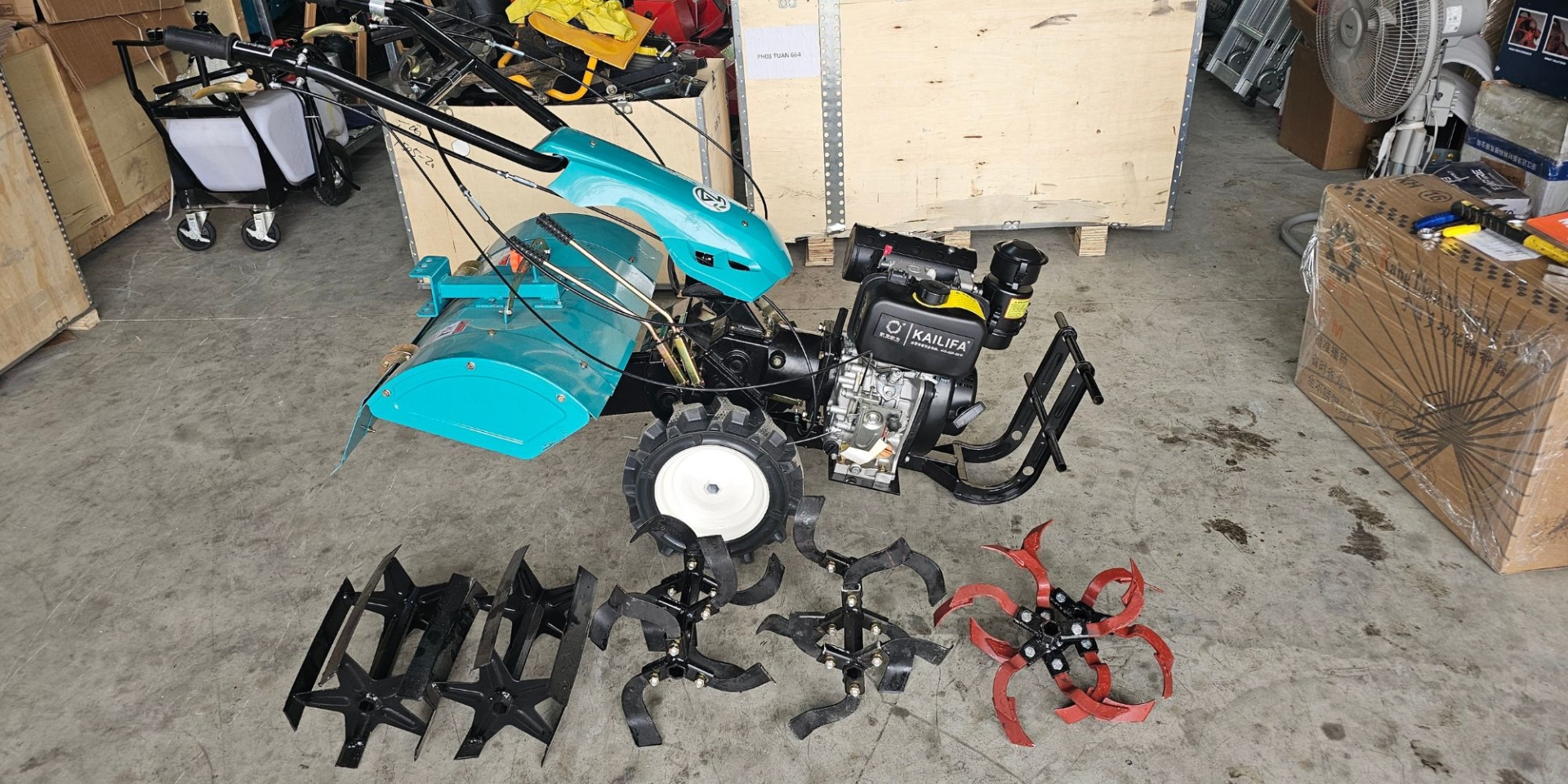 Máy phay cầu sau Kailifa 8hp