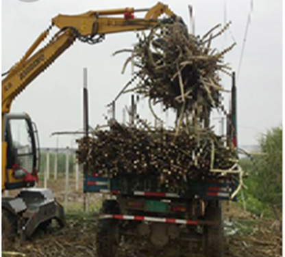 Gắp gỗ - Máy xúc đào mini KV12A