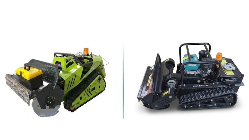 So s&aacute;nh robot băm cỏ 15hp v&agrave; 20hp