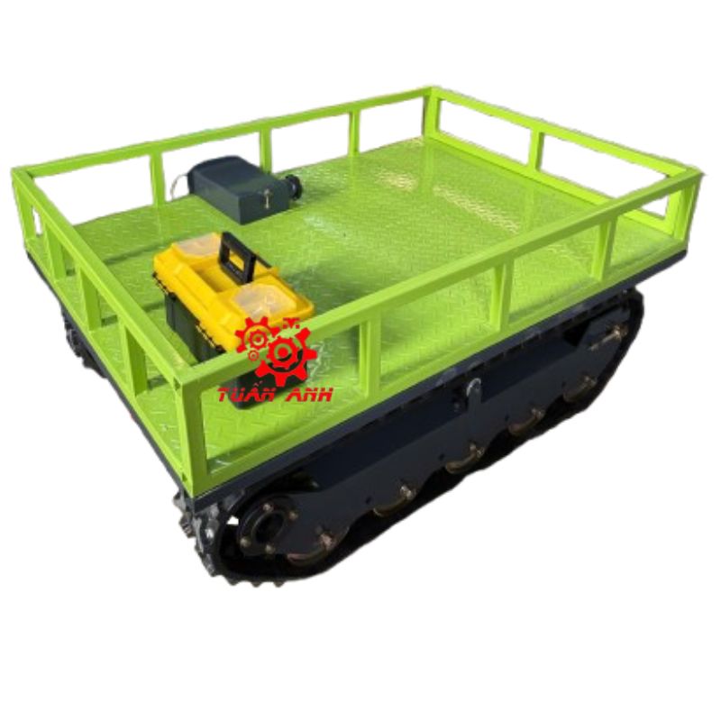Robot Vận Chuyển Bánh Xích – Chở Nặng 1 Tấn, Phạm Vi Điều Khiển 400m, Leo Dốc Khỏe