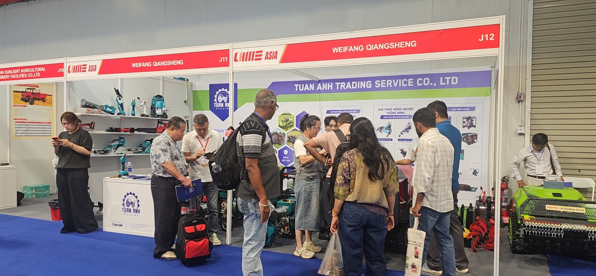 Triển l&atilde;m m&aacute;y m&oacute;c tại Ciame Asia Việt Nam