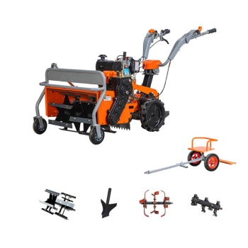 Máy Băm Cỏ 4 Chức Năng 178F Cải Tiến Mới | Khỏe Hơn – Êm Hơn – Dễ Điều Khiển Hơn