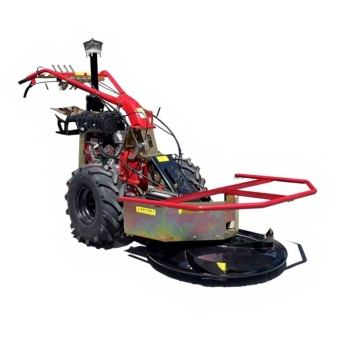 Máy Cắt Cỏ Mâm Xoay Chạy Dầu Có Đề 195F - Cắt Rộng 95cm, Động Cơ Diesel Mạnh Mẽ