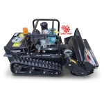 Robot Băm Cỏ Điều Khiển Từ Xa Yuchai 195F 15HP – Phiên Bản Nâng Hạ Trục Băm Bằng Tay, Trục 80cm