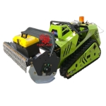 Robot Băm Cỏ Bánh Xích Trục 80cm – Yuchai 20HP Chạy Đồi Dốc