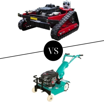 So Sánh Máy Cắt Cỏ Mâm Xoay Đẩy Tay và Robot Cắt Cỏ: Chọn Loại Nào Cho Trang Trại?