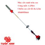 Máy cưa cành trên cao , chiều cao cưa lên tời 4,5m , đường kính cắt 30cm